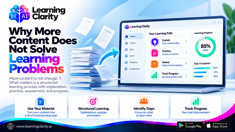 Why More Content Does Not Solve Learning Problems